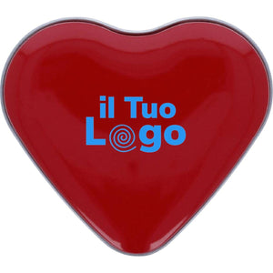 Porta caramelle in latta - personalizzabile con logo