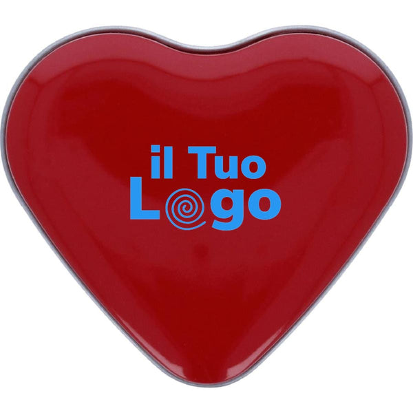 Porta caramelle in latta - personalizzabile con logo