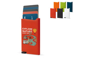 Porta carte ABS anti RFID - personalizzabile con logo