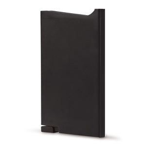 Porta carte ABS anti RFID Nero - personalizzabile con logo