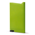 Porta carte ABS anti RFID verde - personalizzabile con logo