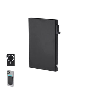 Porta Carte Alfek nero - personalizzabile con logo