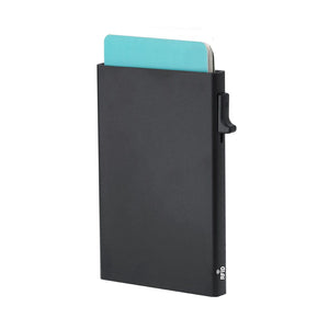 Porta Carte Alfek nero - personalizzabile con logo