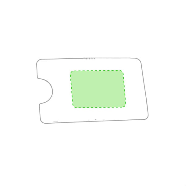 Porta Carte Becam bianco - personalizzabile con logo