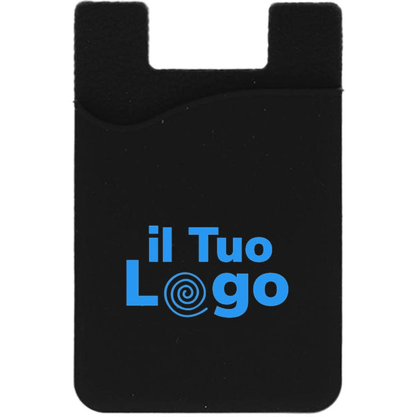 Porta carte di credito in sili - personalizzabile con logo