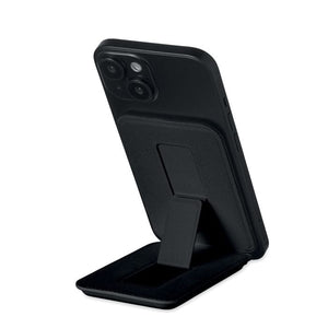 Porta carte di credito per smartphone Nero - personalizzabile con logo