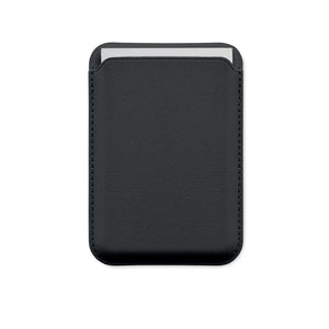 Porta carte di credito per smartphone Nero - personalizzabile con logo