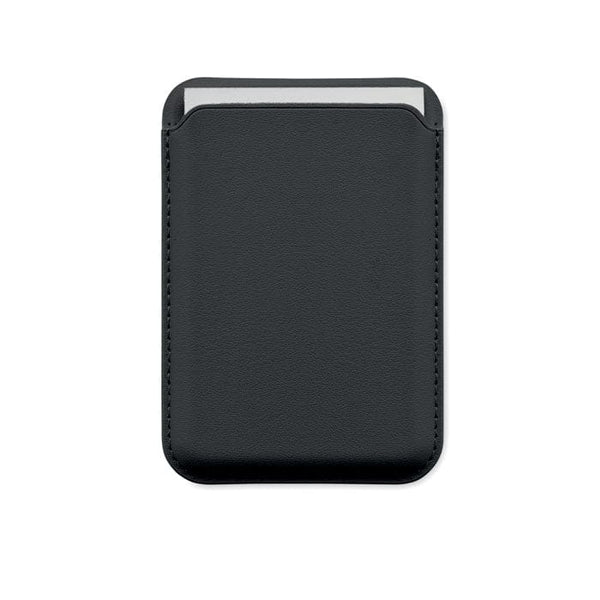 Porta carte di credito per smartphone Nero - personalizzabile con logo