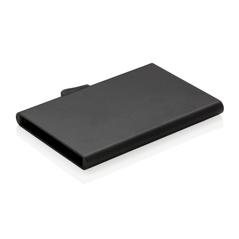 Porta carte di credito RFID in alluminio C-Secure - personalizzabile con logo