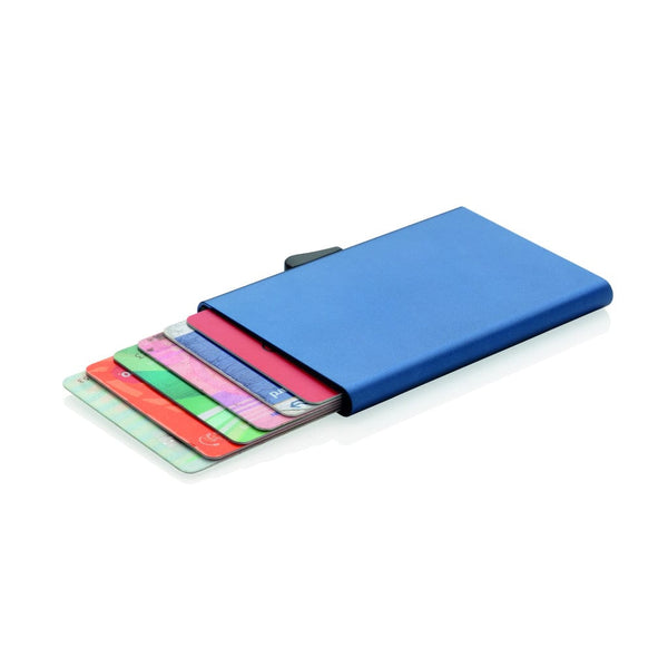 Porta carte di credito RFID in alluminio C-Secure Colore: nero, color argento, blu €27.77 - P820.491