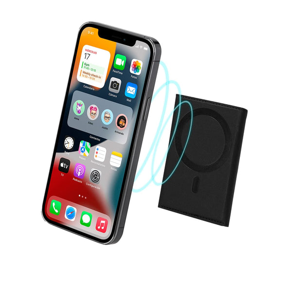 Porta Carte Enkor nero - personalizzabile con logo