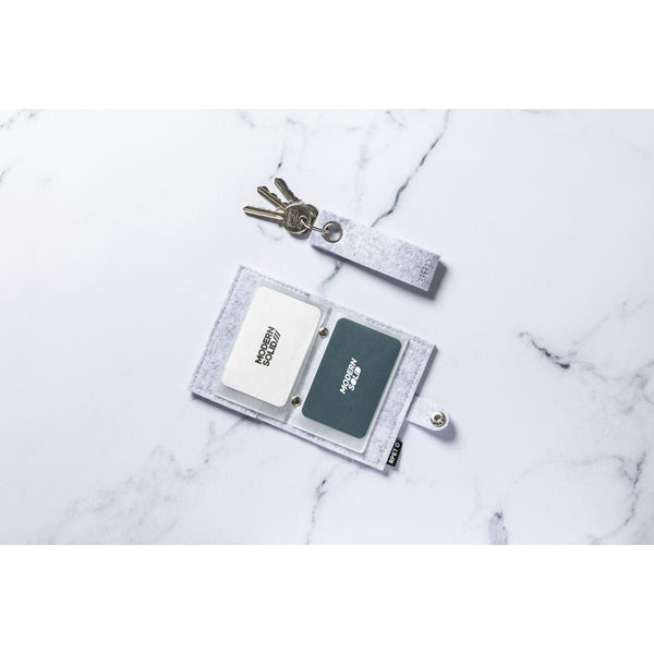 Porta Carte Habirok grigio - personalizzabile con logo
