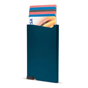 Porta carte in alluminio - personalizzabile con logo