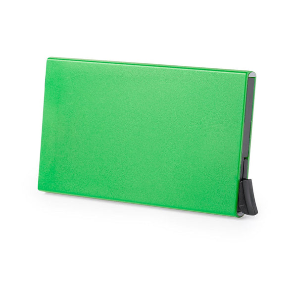 Porta Carte Lindrup verde - personalizzabile con logo