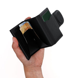 Porta Carte Localizzatore Selkik nero - personalizzabile con logo