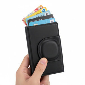 Porta Carte Localizzatore Selkik nero - personalizzabile con logo
