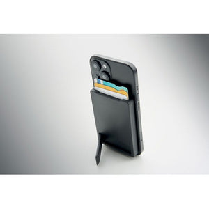 Porta carte magnetiche Nero - personalizzabile con logo