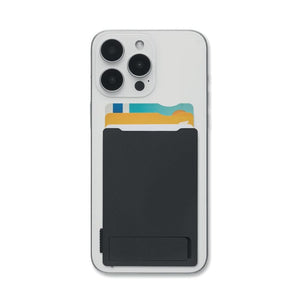Porta carte magnetiche Nero - personalizzabile con logo