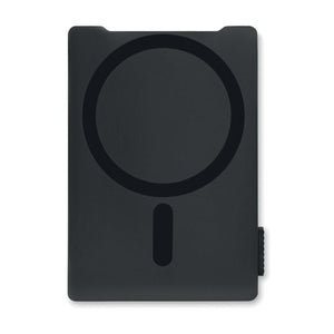 Porta carte magnetiche Nero - personalizzabile con logo