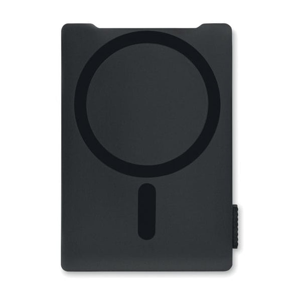 Porta carte magnetiche Nero - personalizzabile con logo