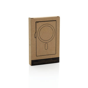 Porta carte magnetico RFID in alluminio per smartphone - personalizzabile con logo