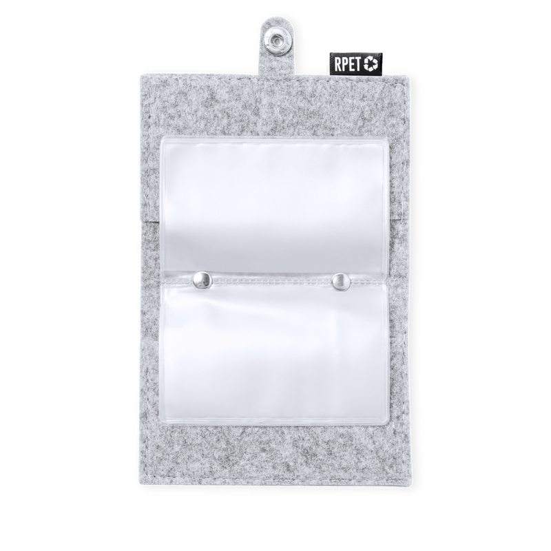 Porta Carte Mercel grigio - personalizzabile con logo