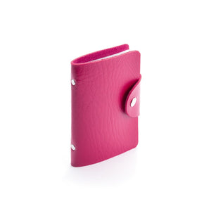 Porta Carte Midel fucsia - personalizzabile con logo