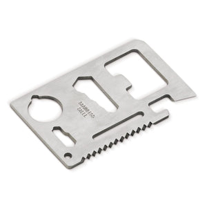 Porta carte multi-funzione in simil pelle color argento - personalizzabile con logo