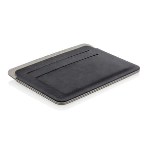 Porta carte RFID Quebec nero - personalizzabile con logo