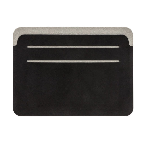 Porta carte RFID Quebec nero - personalizzabile con logo