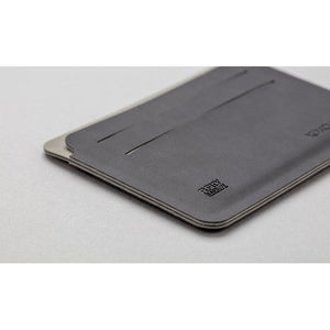 Porta carte RFID Quebec nero - personalizzabile con logo