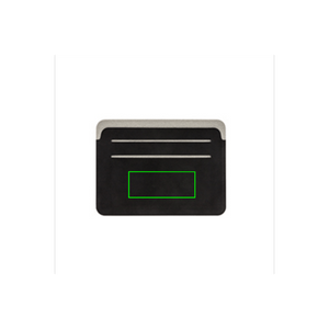 Porta carte RFID Quebec nero - personalizzabile con logo