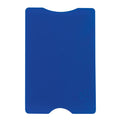 Porta carte rigido anti frode Blu - personalizzabile con logo