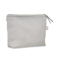 Porta cosmetici 320 gr/m² Grigio - personalizzabile con logo