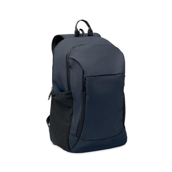 Porta laptop 15" in PU morbido blu navy - personalizzabile con logo