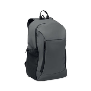 Porta laptop 15" in PU morbido grigio - personalizzabile con logo