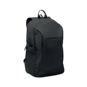 Porta laptop 15" in PU morbido Nero - personalizzabile con logo