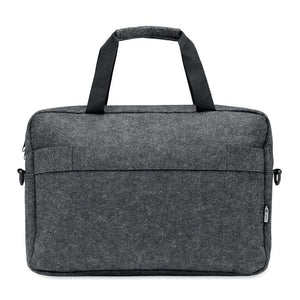 Porta laptop in feltro RPET 15" Grigio Acuro - personalizzabile con logo