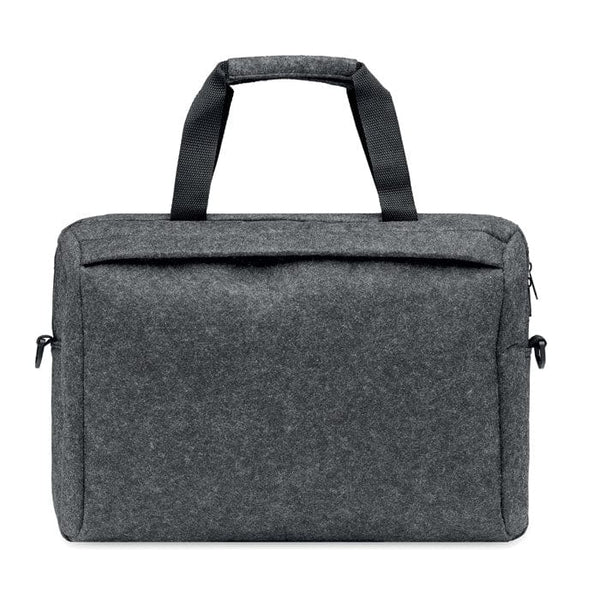 Porta laptop in feltro RPET 15" Grigio Acuro - personalizzabile con logo