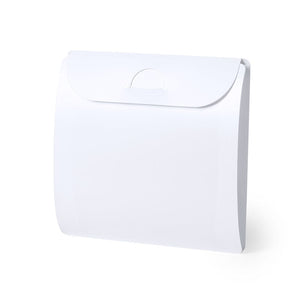 Porta Maschera XL Liven bianco - personalizzabile con logo
