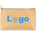 Porta matite in carta beige - personalizzabile con logo