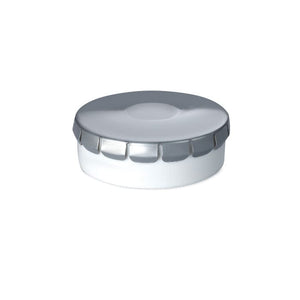 Porta mentine in latta color argento - personalizzabile con logo