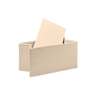 Porta oggetti medio 220 gr/m² beige - personalizzabile con logo