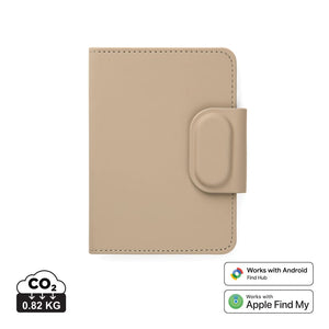 Porta passaporto Finder Dual Baltimore RCS beige - personalizzabile con logo