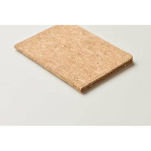 Porta passaporto in sughero beige - personalizzabile con logo