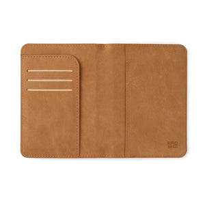 Porta passaporto RFID VINGA Bosler RCS marrone - personalizzabile con logo