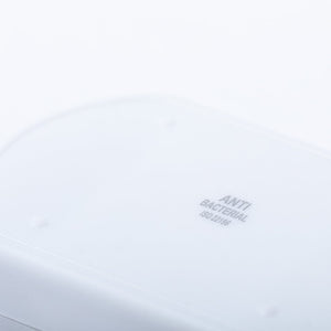 Porta pillole antibatterico Hempix bianco - personalizzabile con logo