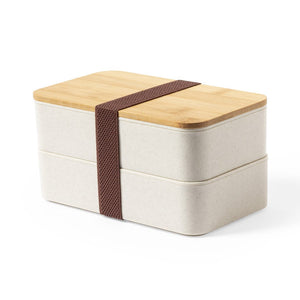 Porta Pranzo Bawar natural - personalizzabile con logo