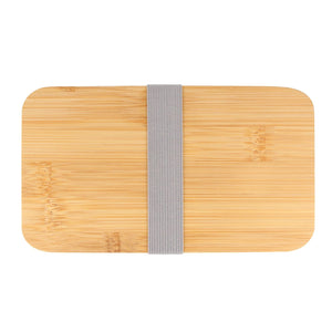 Porta pranzo Bento R-PP & Bamboo Bianco - personalizzabile con logo