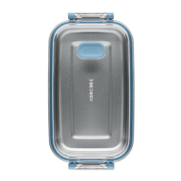 Porta pranzo in PP e acciaio inox riciclato - personalizzabile con logo